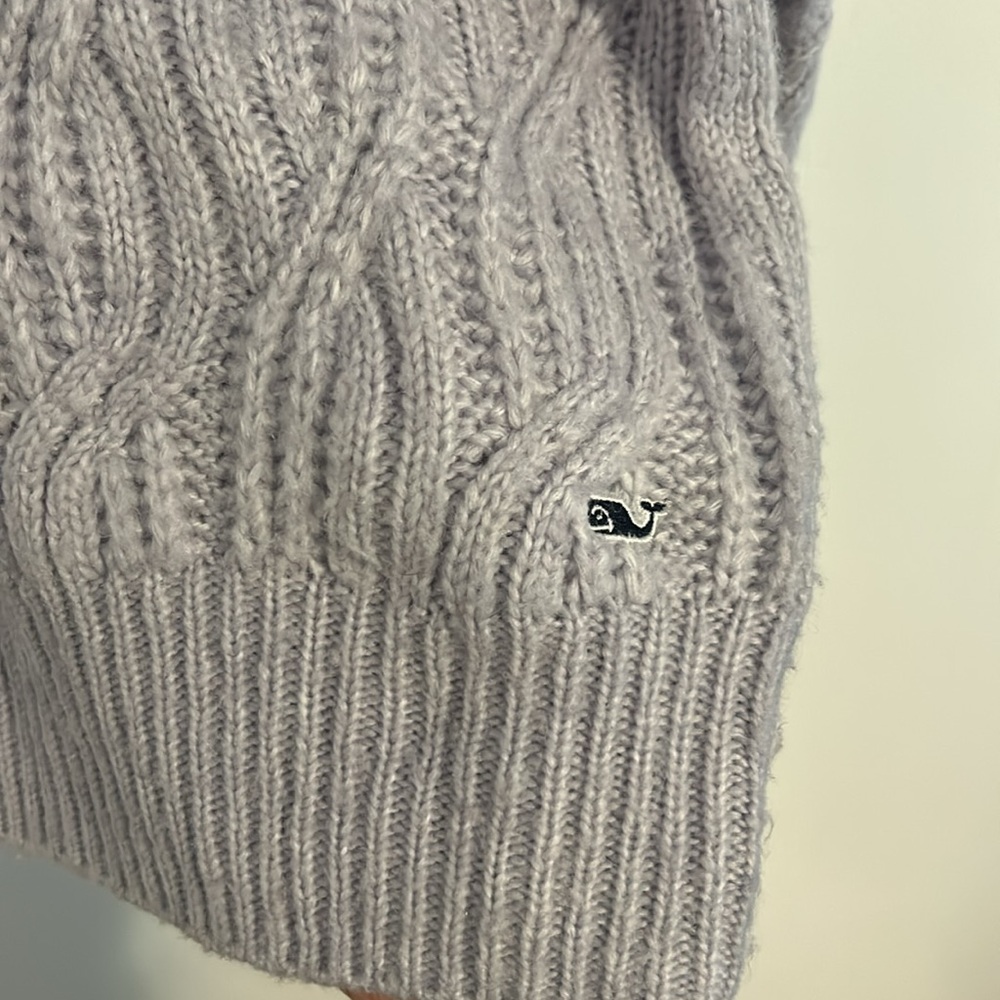 Vineyard Vines Knit Pastel Purple Turtleneck Sweater Size XS - Picture 4 of 6